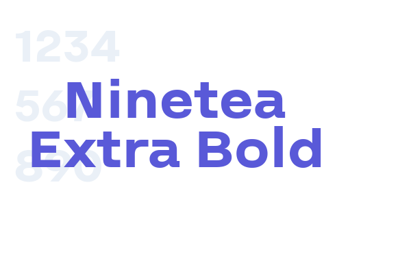 Ninetea Extra Bold