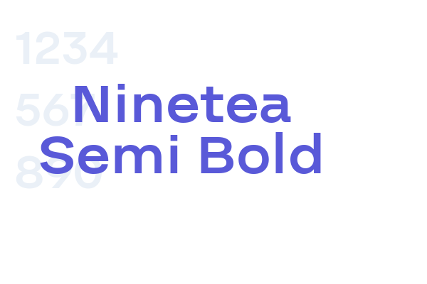 Ninetea Semi Bold