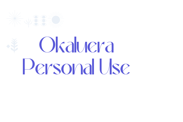 Okaluera Personal Use