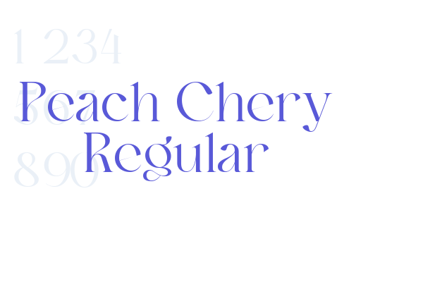 Peach Chery Regular