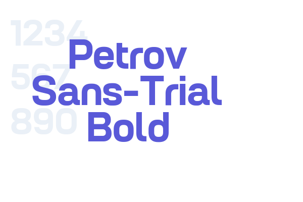 Petrov Sans-Trial Bold