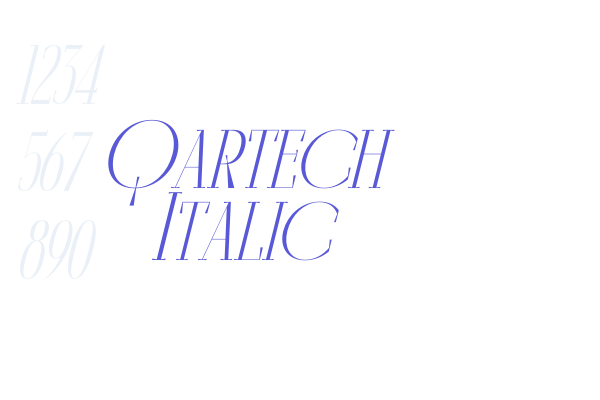 Qartech Italic