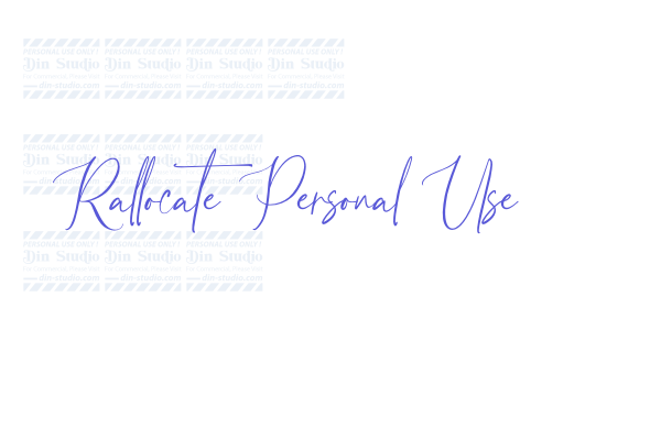 Rallocate Personal Use