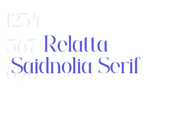 web font serif