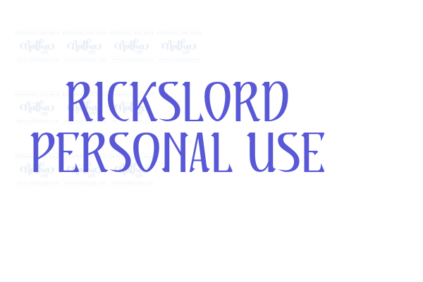 Rickslord Personal Use