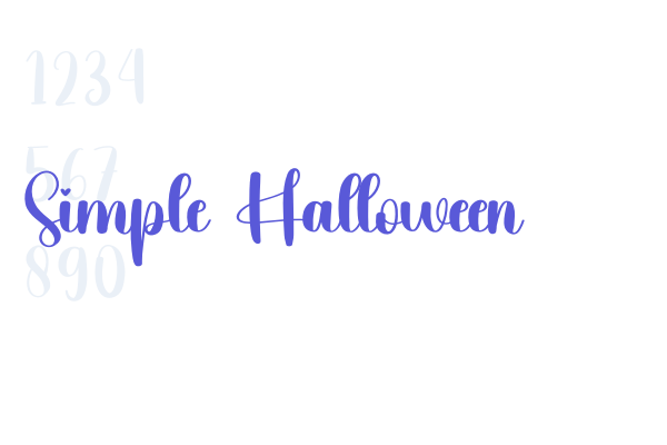 Simple Halloween