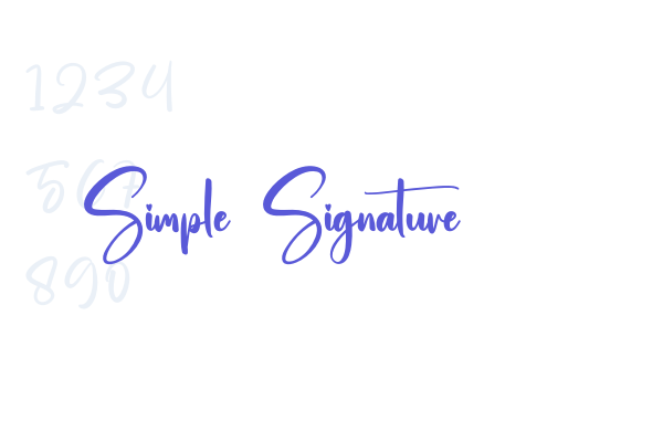 Simple Signature