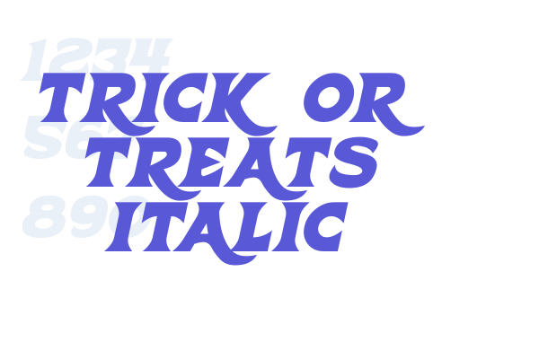 Trick Or Treats Italic