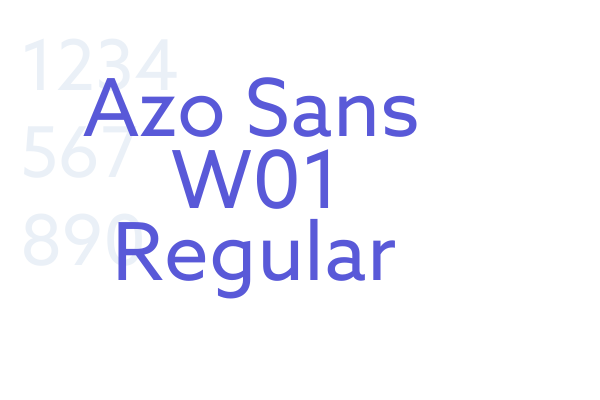 Azo Sans W01 Regular