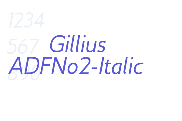 Gillius ADFNo2-Italic