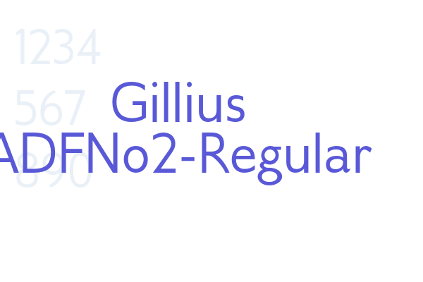 Gillius ADFNo2-Regular