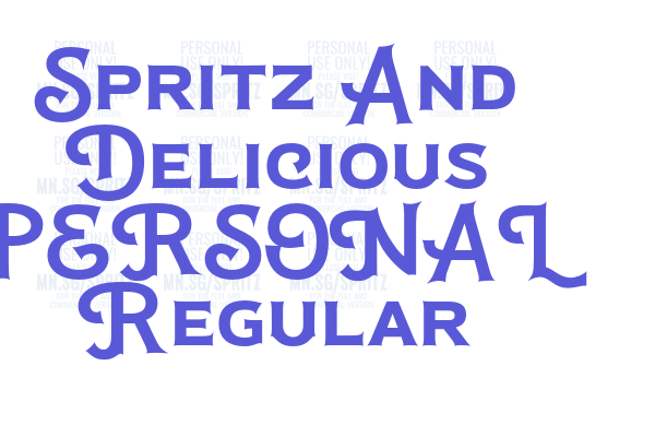 Spritz And Delicious PERSONAL Regular