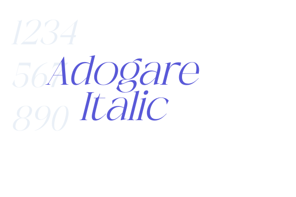 Adogare Italic