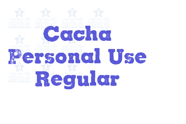 Cacha Personal Use Regular