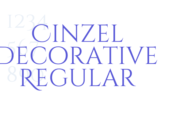 Cinzel Decorative Regular