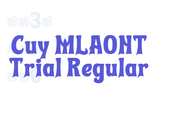 Cuy MLAONT Trial Regular