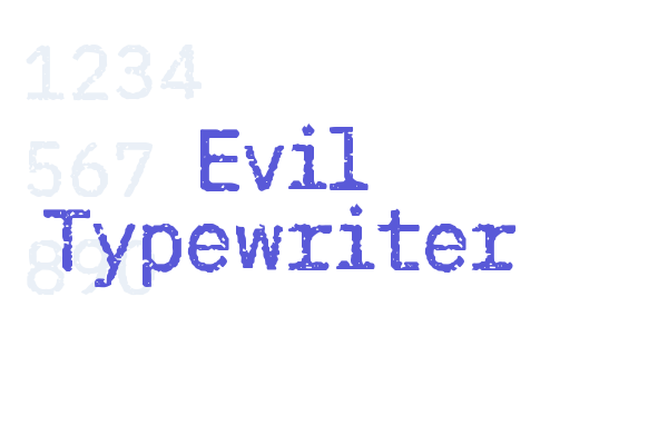 Evil Typewriter