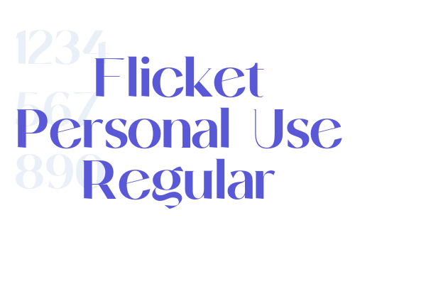 Flicket Personal Use Regular