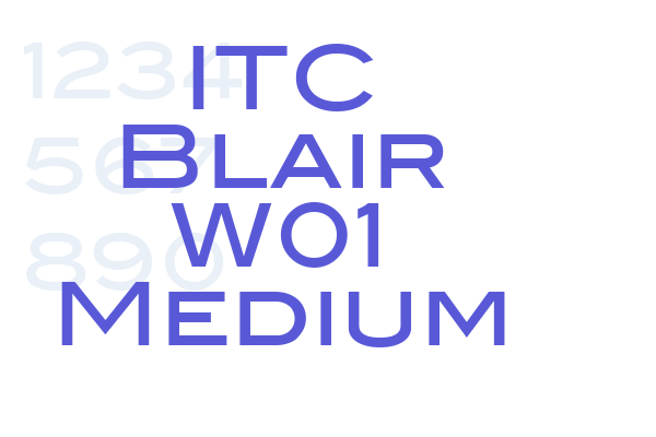 ITC Blair W01 Medium