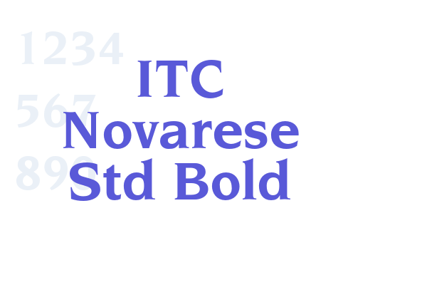 ITC Novarese Std Bold