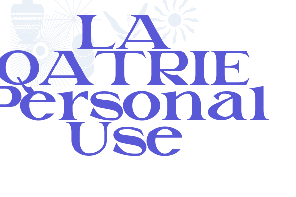 LA QATRIE Personal Use