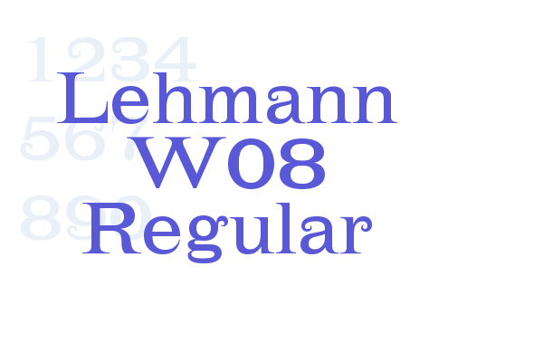 Lehmann W08 Regular