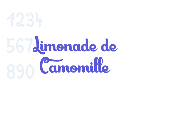 Limonade de Camomille