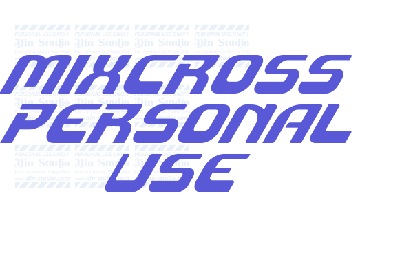 Mixcross Personal Use