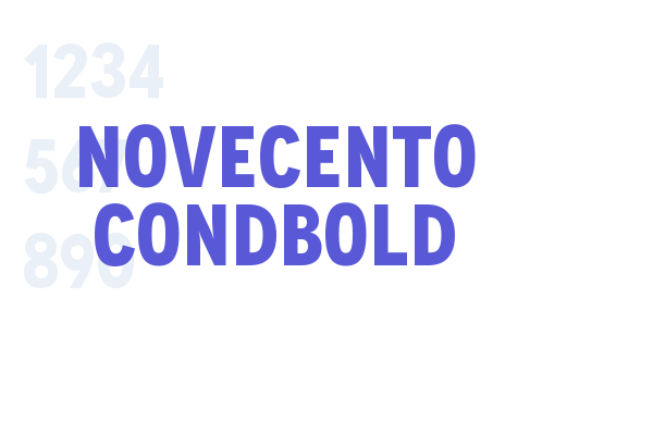 Novecento CondBold