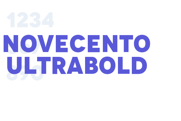 Novecento UltraBold