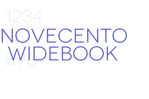 Novecento WideBook