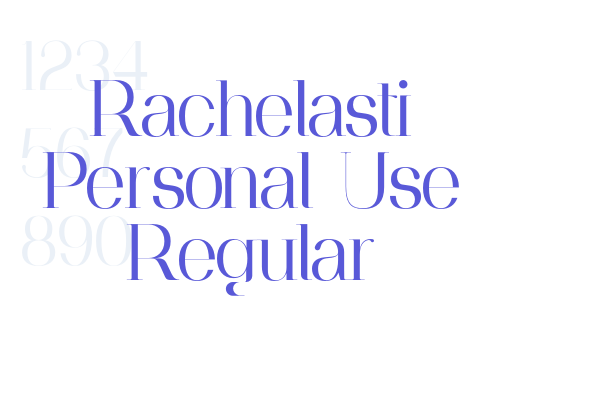 Rachelasti Personal Use Regular