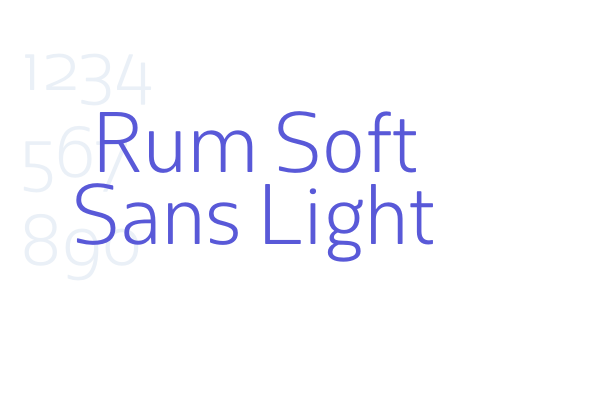 Rum Soft Sans Light