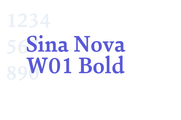 Sina Nova W01 Bold