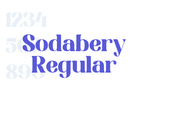 Sodabery Regular