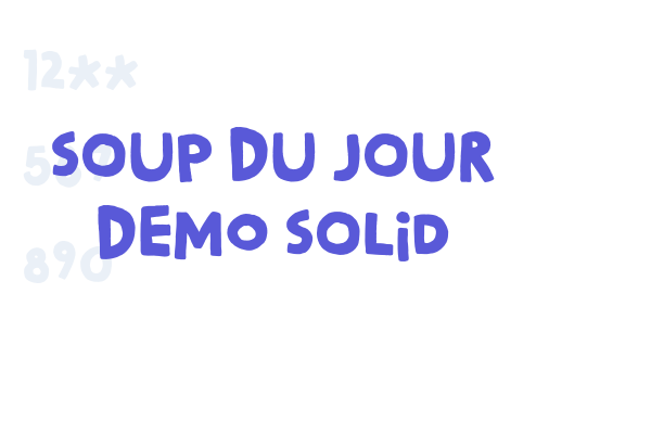 Soup Du Jour DEMO Solid