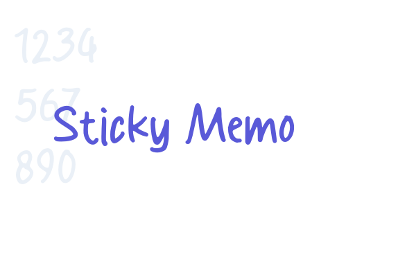 Sticky Memo