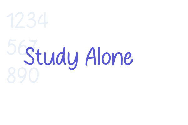 Study Alone