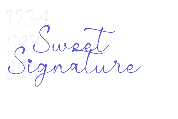 Sweet Signature