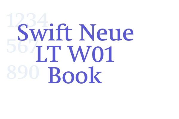 Swift Neue LT W01 Book