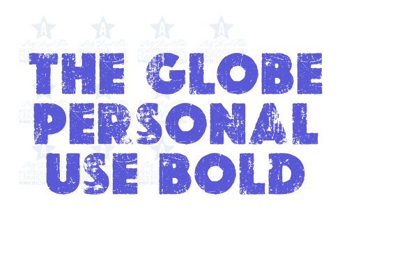 THE GLOBE PERSONAL USE Bold