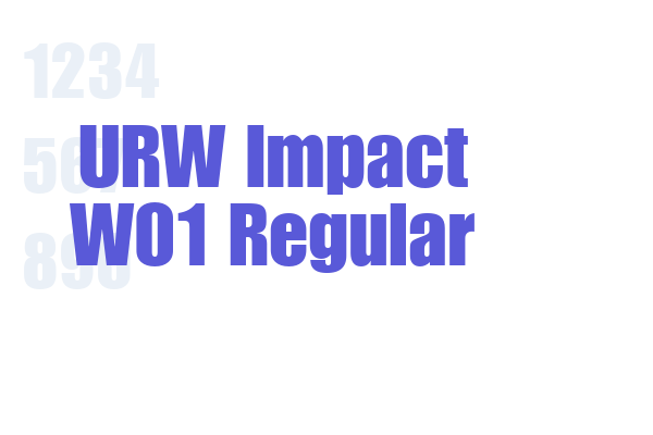 URW Impact W01 Regular