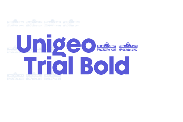 Unigeo64 Trial Bold