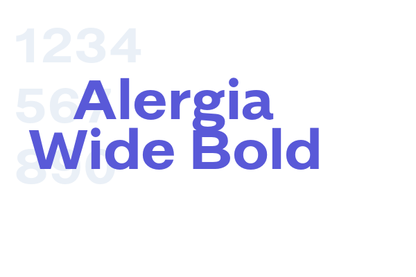 Alergia Wide Bold