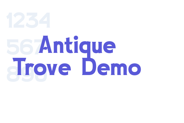 Antique Trove Demo