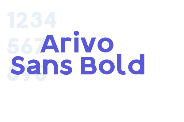 Arivo Sans Bold