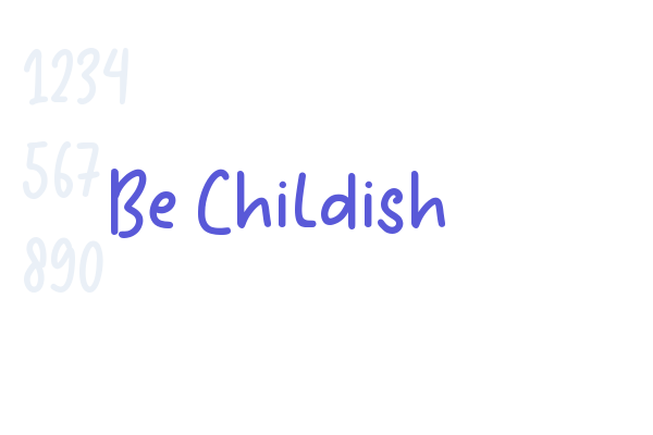 Be Childish