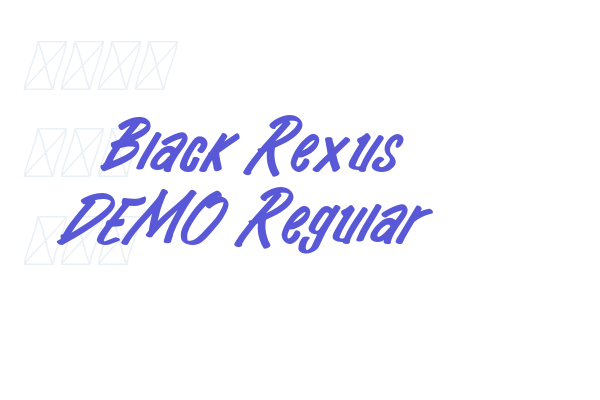 Black Rexus DEMO Regular