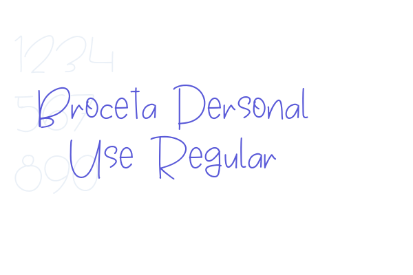 Broceta Personal Use Regular