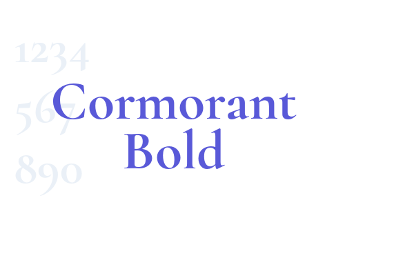 Cormorant Bold